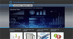 Desktop Screenshot of onlinemarketingseminar.info